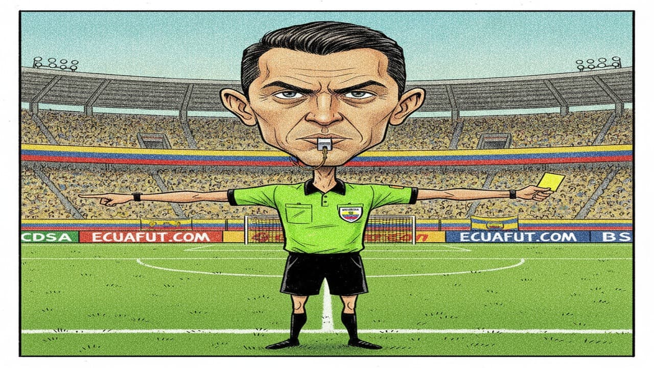 Juan Carlos Andrade pitará la semifinal de ida de Copa Ecuador entre Universidad Católica y Liga de Quito