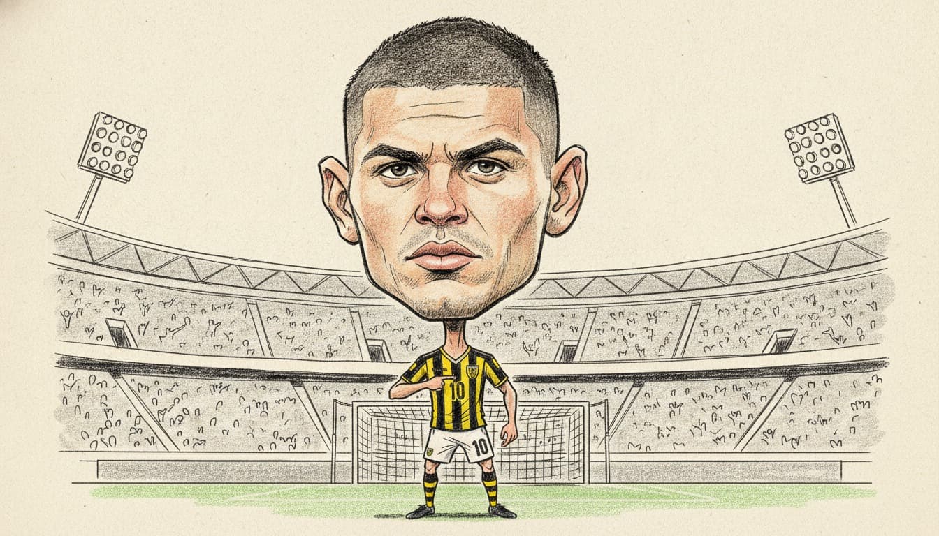 Răzvan Marin da la victoria 1-0 al AEK Athens FC ante LASK Linz en Champions